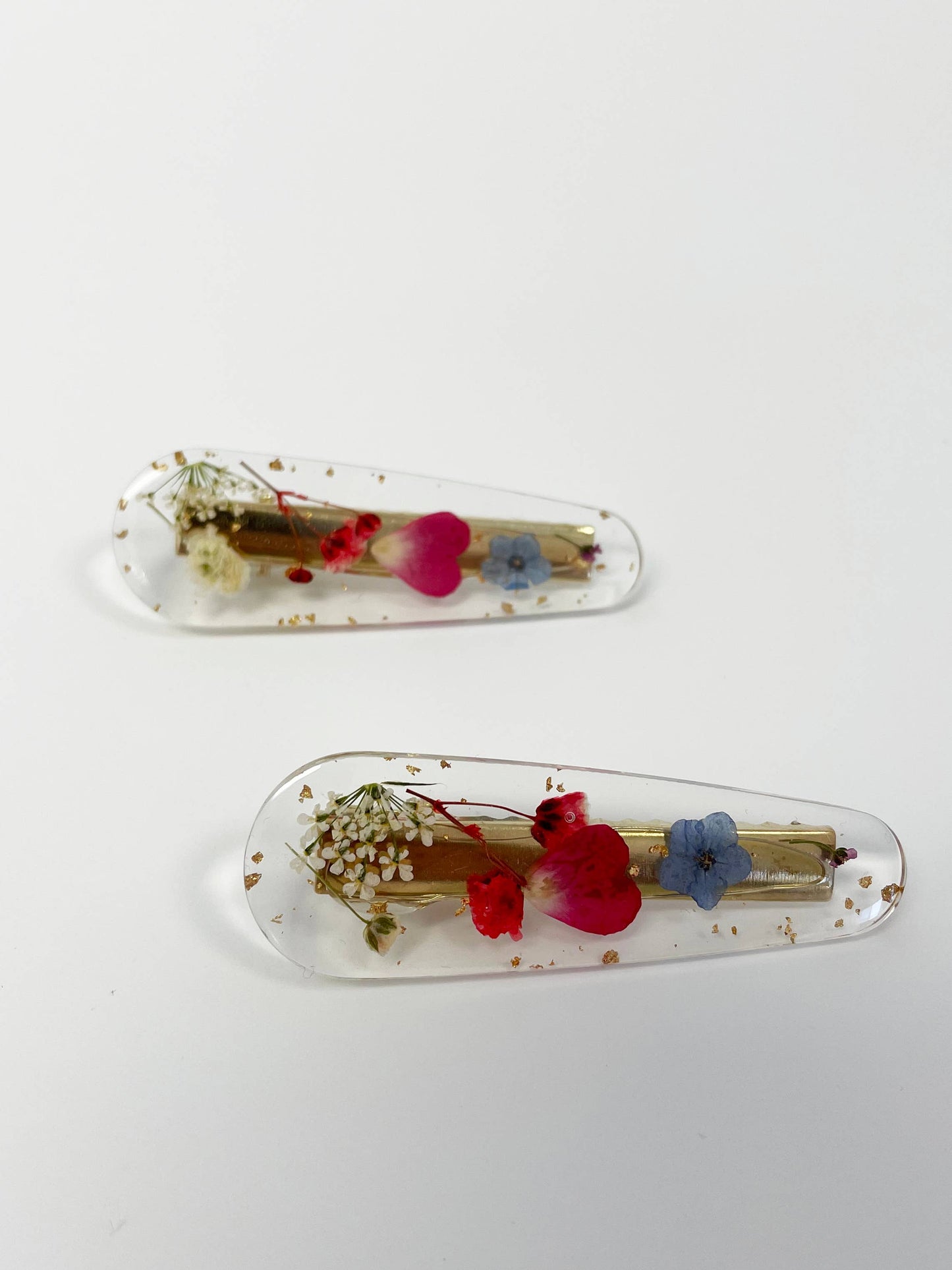 Blooming Hair Clip - Real Pressed Flowers