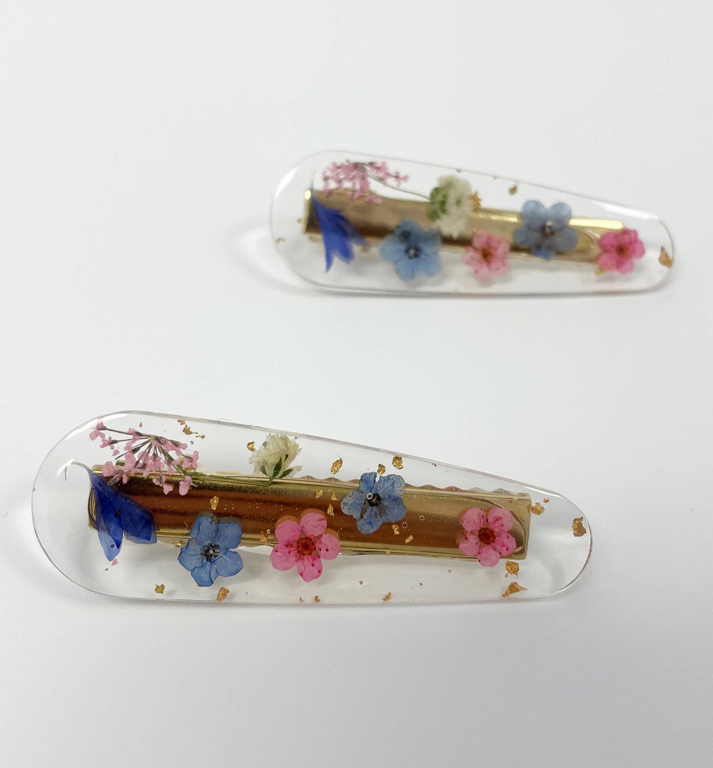 Blooming Hair Clip - Real Pressed Flowers